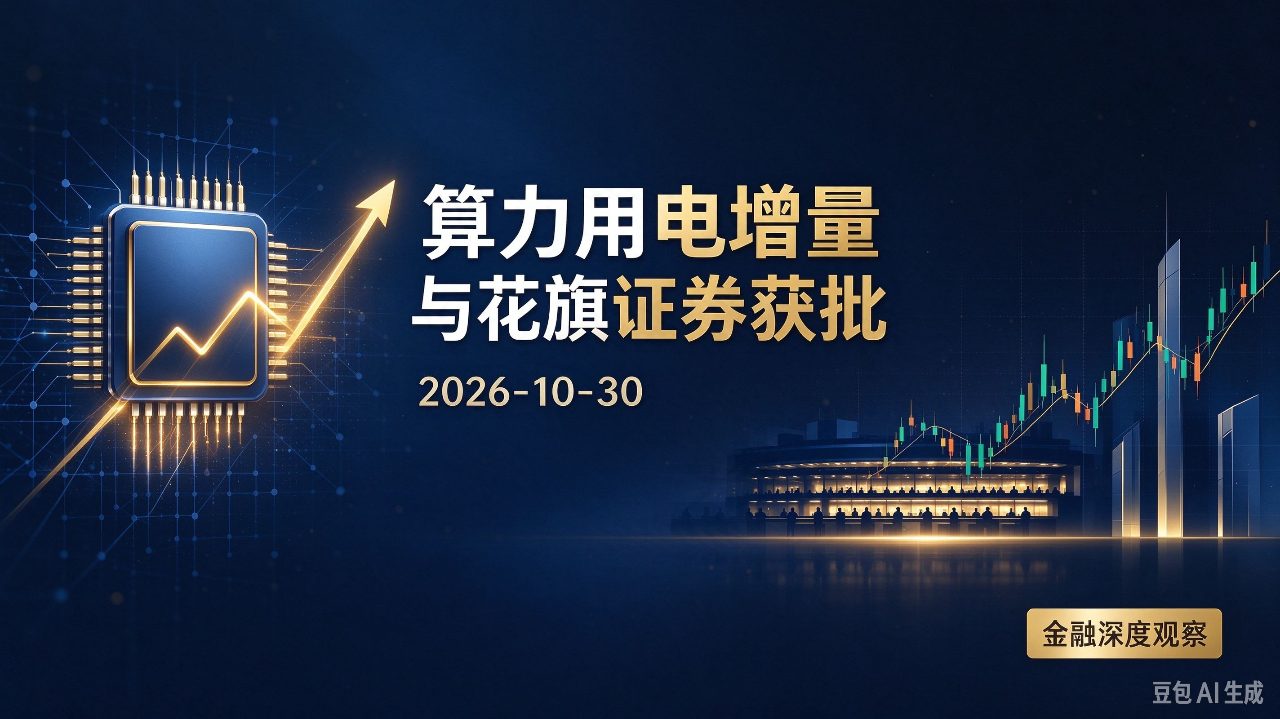 算力用电增量与花旗证券获批 | 2026-10-30