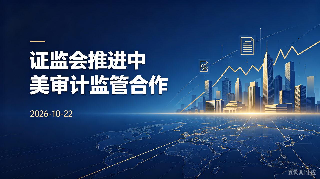 证监会推进中美审计监管合作 | 2026-10-22