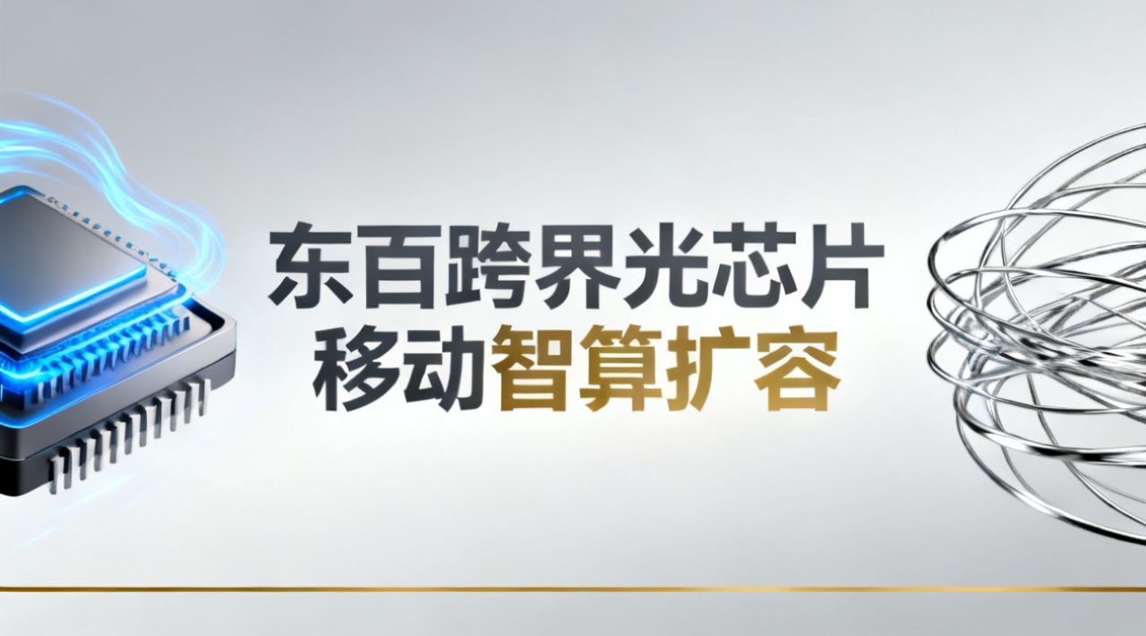 东百跨界光芯片 移动智算扩容